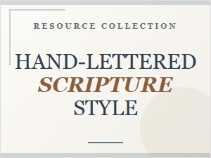 Distinctive Fonts for Church Flyers and Scripture